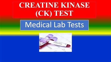 creatine kinase test preparation